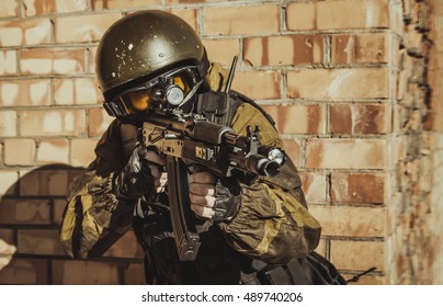 Special Forces Division. Russian Police (Spetsnaz).