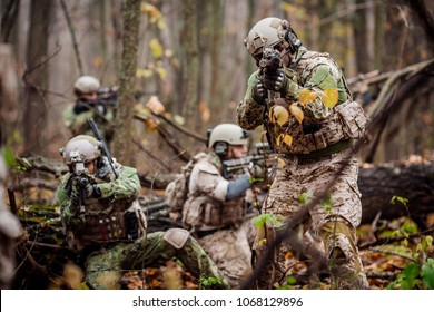 Soldier Hunter Military Uniform Lying Down Stock Photo (Edit Now ...