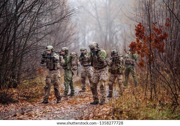 Special Forces Soldiers Rifle Military Man Stock Photo (Edit Now ...