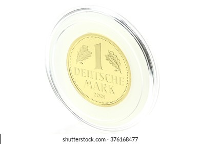 Special Gold Issue Of The German 1 Mark Coin