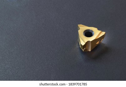 special inserts positive triangular tool with hole. Coated, cermet for steel stainless cast iron. Cutting facing boring chamfer parts automotive, jig, fixture.