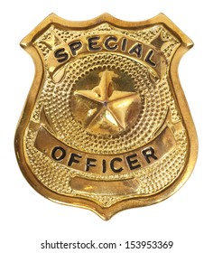 Special officer badge - Shutterstock ID 153953369