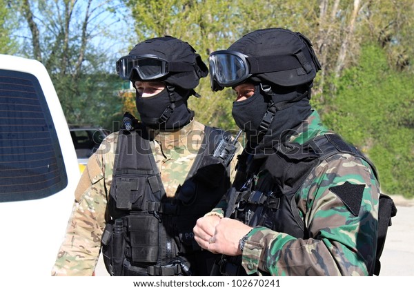 special\
police commandos are training terrorists\
detained