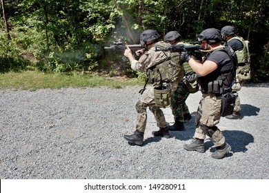 Special Police Unit In Training, School