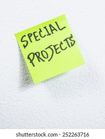 Special Projects