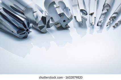 special tools  carbide precistion with oil hole step drill burnishing reamer endmill Use with the machining center cnc  lathe solid and brazing  Drilling metal  cast iron Aluminum Nonferrous metals  - Shutterstock ID 1632879820
