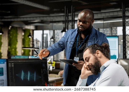 IT specialist managing automation and data mining simulation models, applying advanced analytics platforms and cloud computing to ensure accurate predictions and efficient processing.