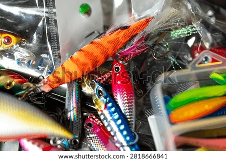 Specialized artificial baits for cephalopod angling sports