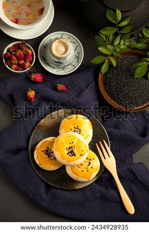 Specialty Food Wife Cake, tea mug, flower tea, morning tea