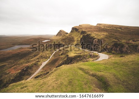 Spectacular and desolate view in Skye