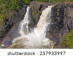 Spectacular High Falls of the Pigeon River in Ontario