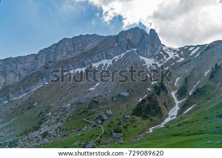 Similar – Blick vom Nebelhorn [2]