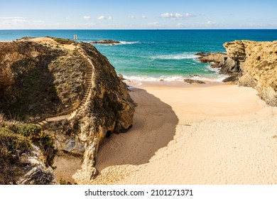 Spectacular naturist Salto Beach on Vicentina Route, Alentejo, Portugal - Shutterstock ID 2101271371