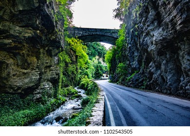 spectacular road in Mountain in Tremosine, Garda Lake Italy
The best road, la strada della Forra