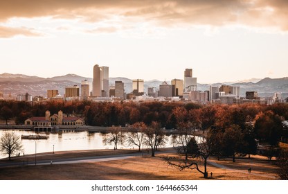 Spectacular Skyline Photograph Of Denver Colorado