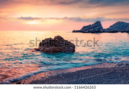 Similar – Image, Stock Photo unbelieveable sunset