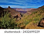 Spectacular view of the Grand Canyon taken from the upper part of Bright Angel trail during the ascent to Grand Canyon Village on the south rim (Grand Canyon National Park, Arizona, United States)