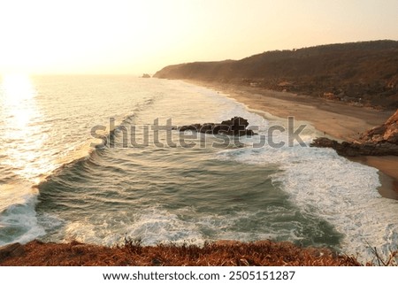 Similar – Image, Stock Photo last big wave Waves