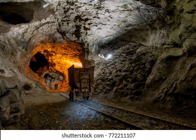 spectacular zinc mine in disuse