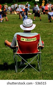 Spectator At Sporting Event