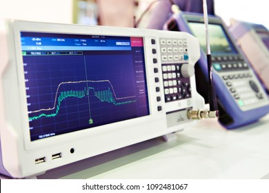 Spectrum Analyzer In The Laboratory