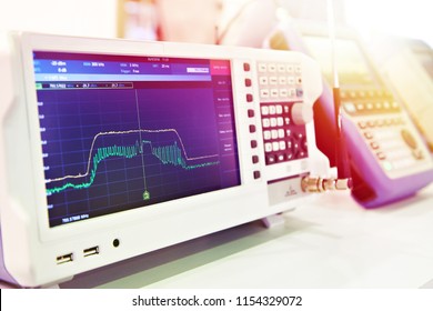 Spectrum Analyzer In The Laboratory