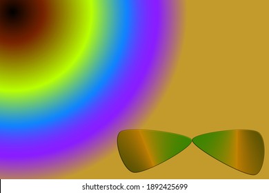 Spectrum Of Colors From A Radial Source To Sunglasses