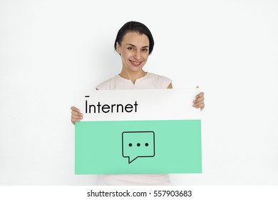 Speech Bubble Communication Online 