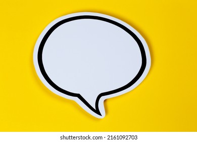 Speech bubble with copyspace copy space communication concept talking speaking - Shutterstock ID 2161092703