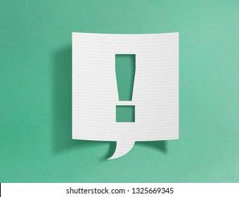 Speech Bubble With Exclamation Point