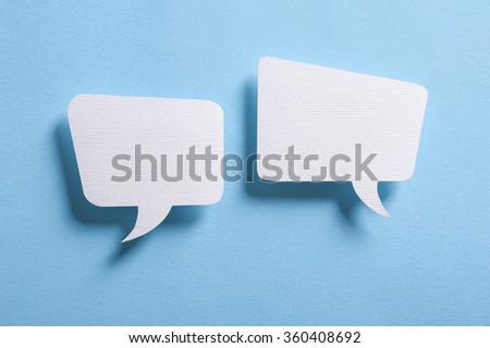 Speech bubbles