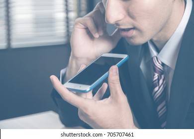 speech recognition concept. hands-free communication. machine translation. - Powered by Shutterstock