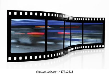 Speed Blur Film Strip