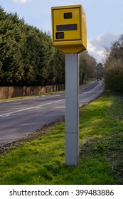 Speed Camera On Rural Uk Road