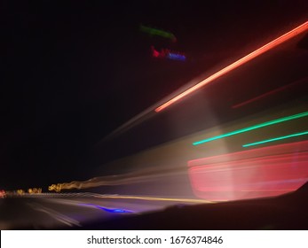 Speed Of Light In Slow Shutter