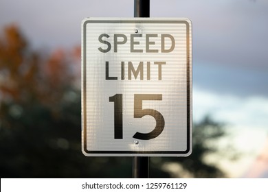 Speed Limit 15