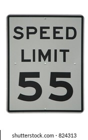 Speed Limit 55 Sign