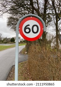 Speed Limit 60 Km An Hour Sign