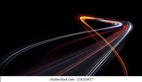 Speed Motion At Night 