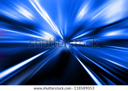speed on  night street