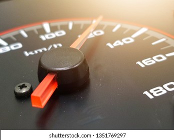 speed pointer indicator close up