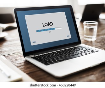 Speed Progress Bar Icon Technology Concept