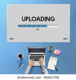 Speed Progress Bar Icon Technology Concept