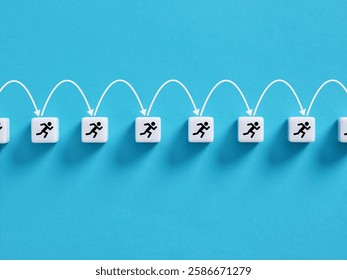 Speed and task completion. Action, movement and improvement. Career development. Urgency and progress.