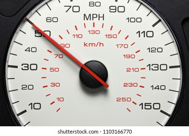 Speedometer At 50 MPH