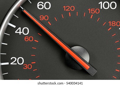 Speedometer At 50 MPH