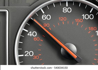 speedometer at 50 MPH
