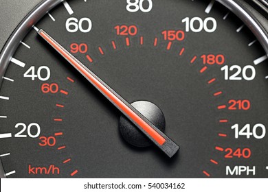 Speedometer At 50 MPH