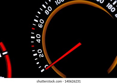 Speedometer of a car