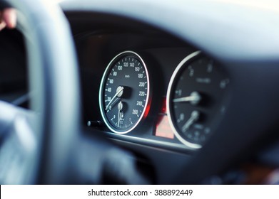 Speedometer In The Car